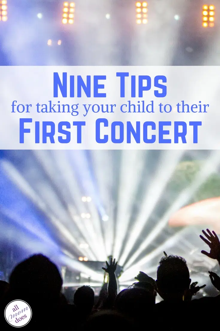 Tips for going to a concert with kids.