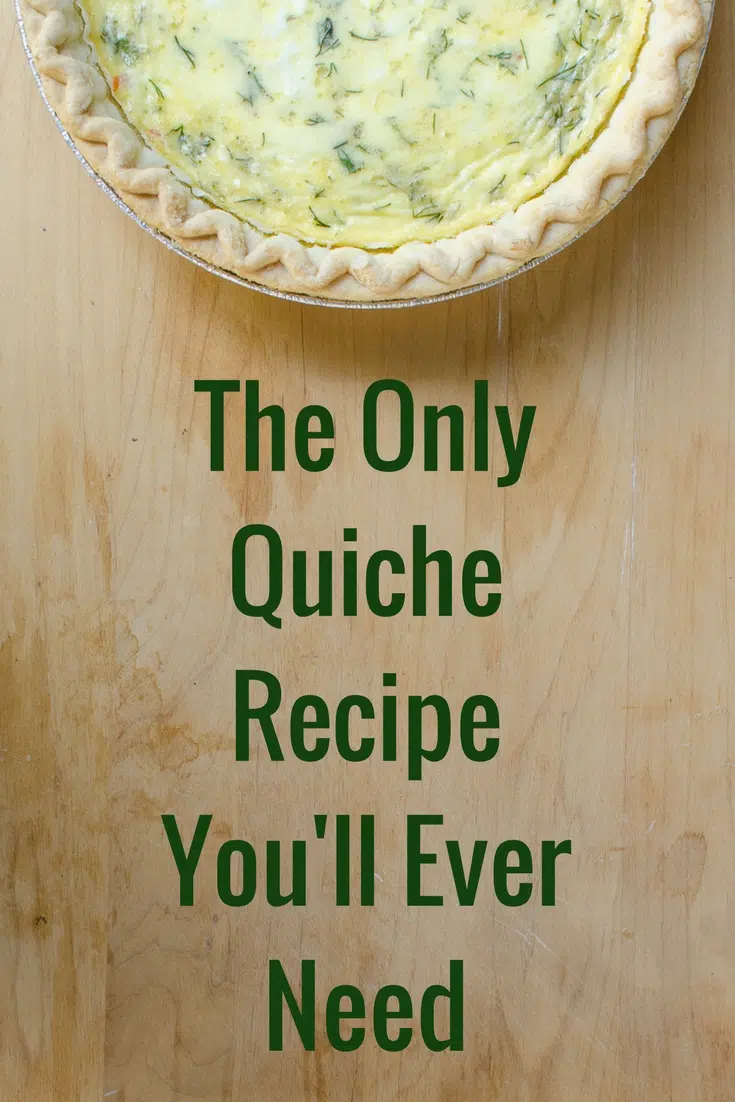 Make quiche with leftovers. #leftovers #quiche