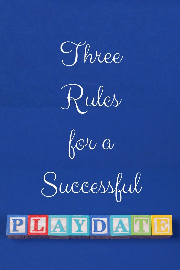 Rules for a playdate - make it less chaotic with these #playdate rules.