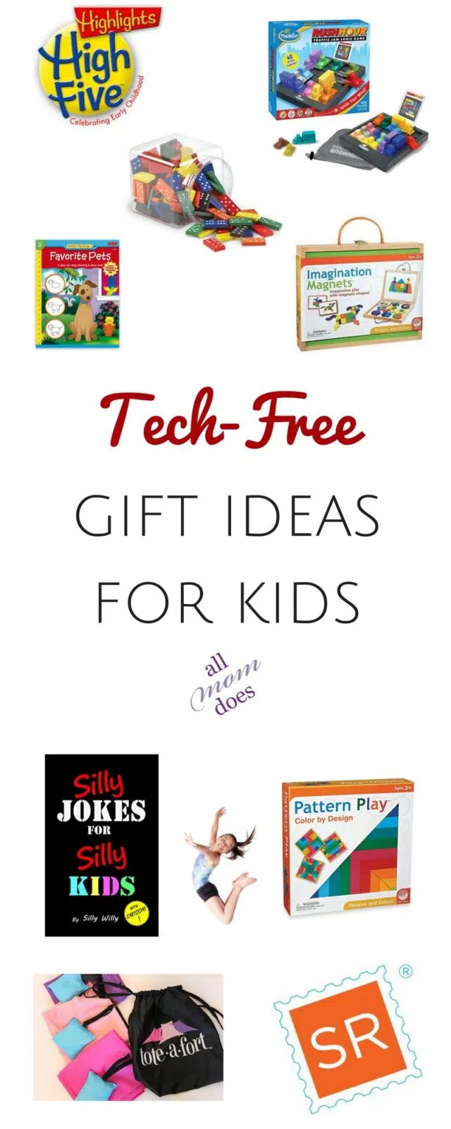 Christmas gift ideas for kids - screen free, technology free #christmasgifts #christmas #giftideas