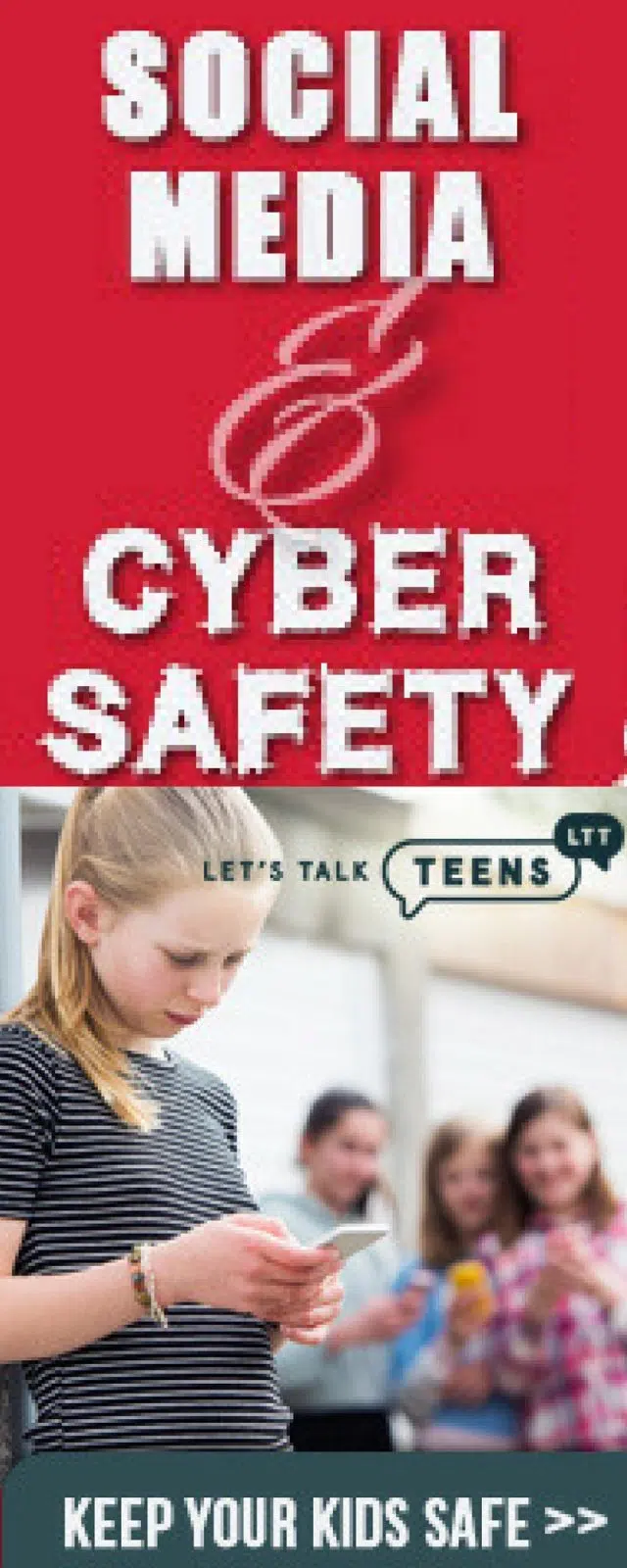 Internet Safety for Kids and Teens - Keep your child safe on social media and the internet. #socialmedia #teensandtechnology #cyberbullying