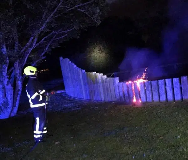 Vandalism in Waterford's People's Park