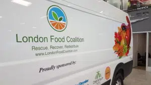 london food coalition, refrigerated truck, food security