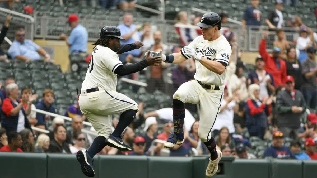 Jeffers And Ryan Lead Al Central Champion Twins To Win Over Angels