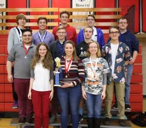 Sullivan High School won the 700 Division at the WYSE Team event recently held at Lake Land College.