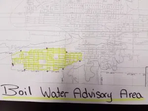 MJ Boil Water Map DiscoverMooseJaw