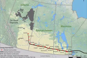 Energy East Pipeline Map - Council of Canadians Flickr