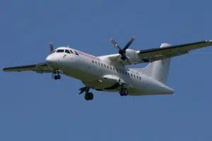 Example of ATR 42 turboprop plane - wikipedia commons - Dec 2017