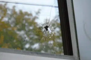 Police shooting window