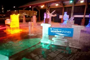 WinterShines ice sculptures