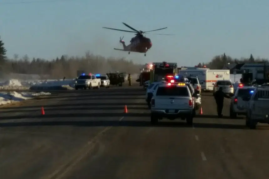 RCMP at scene of crash involving Humboldt Broncos hockey team bus