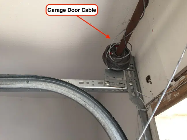 Creative Garage Door One Cable Loose When Open 