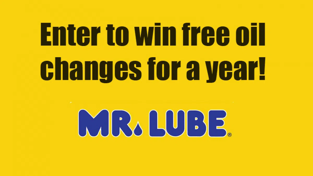 Win free oil changes for a year from Mr. Lube 100.3 The Q!