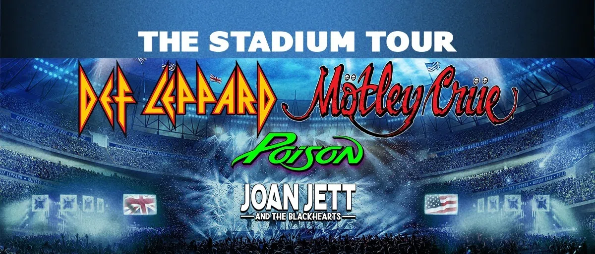 The Stadium Tour Def Leppard Motley Crue Poison and Joan Jett and the