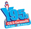 CJLS-FM “Y95” 95.5 Yarmouth, 93.5 Digby, 96.3 Shelburne, NS