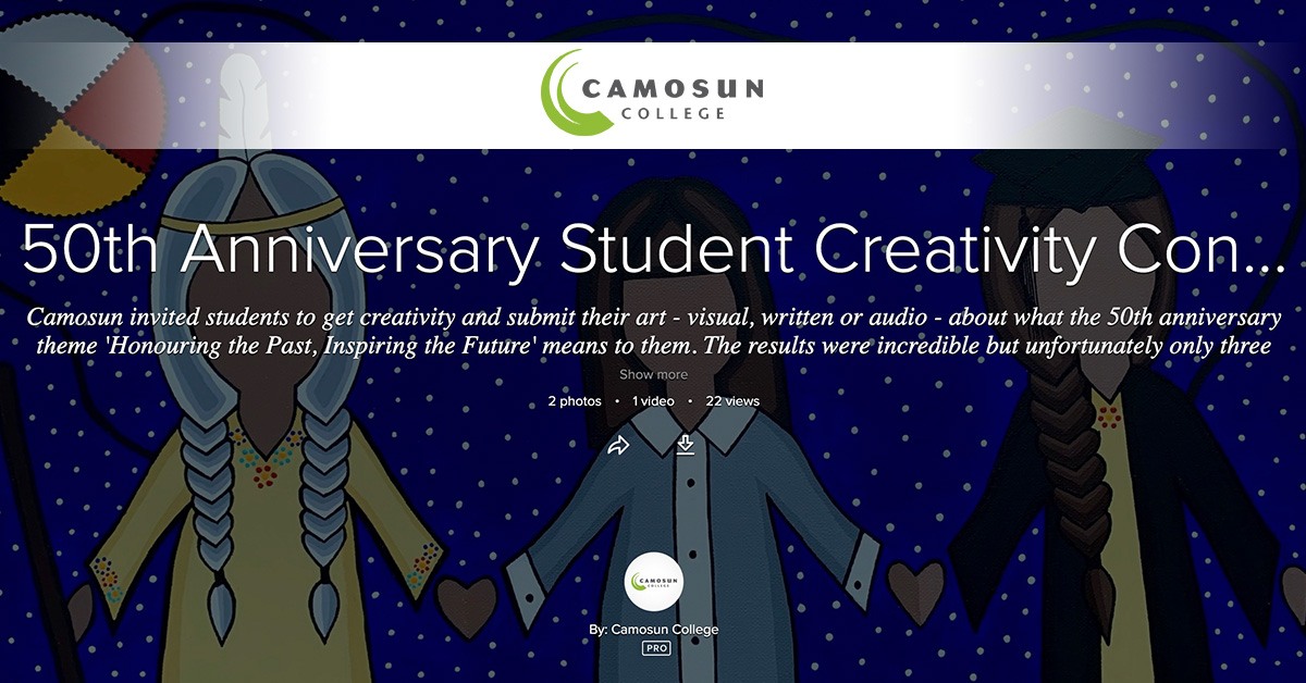 Student creativity celebrates Camosun's 50th anniversary - Vimarsana News