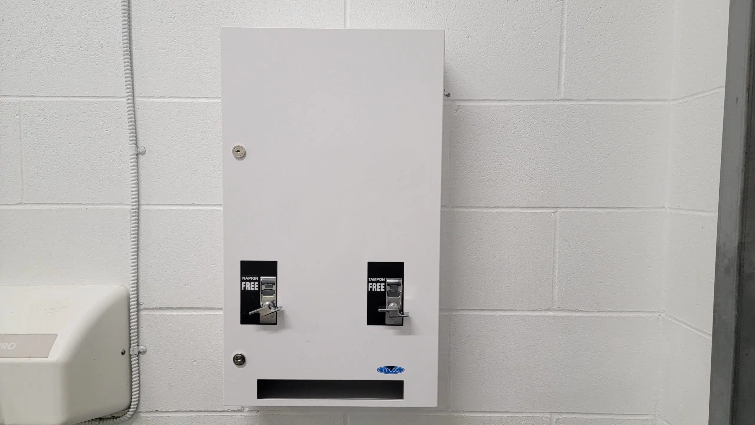 Terrace confronts period poverty with free period product dispensers