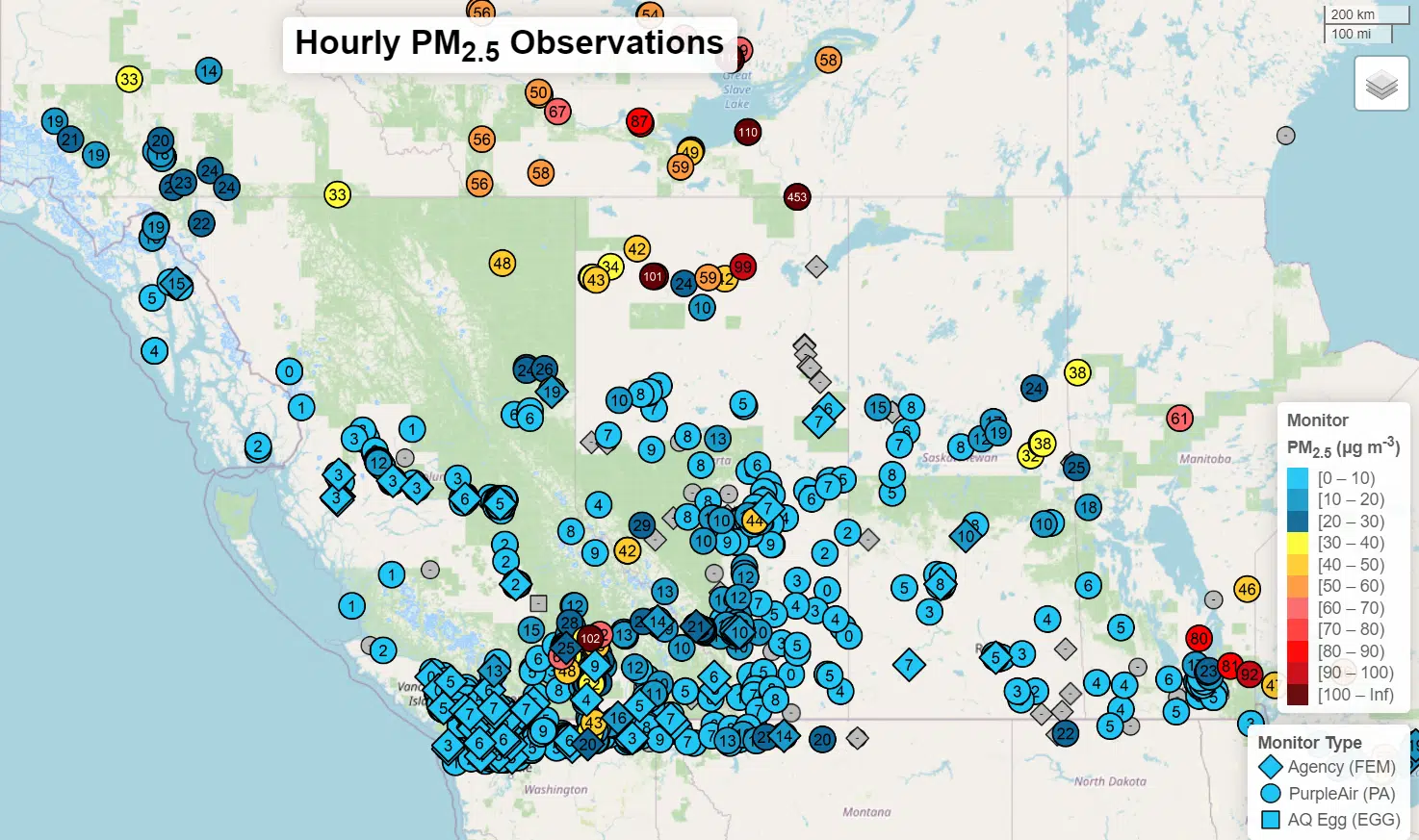 UNBC Researchers Help Develop Map to Chart Real-Time Air Quality in