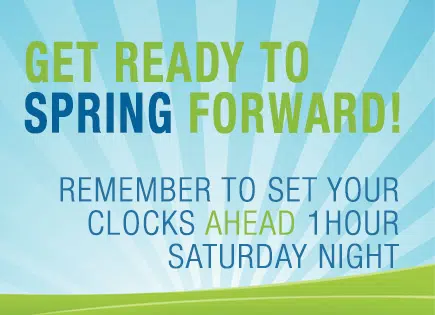 Don’t Forget These Things When You Spring Forward | SPIRIT 105.3