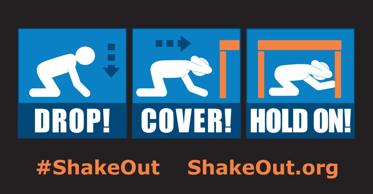 Great Washington ShakeOut Drill PRAISE 106.5