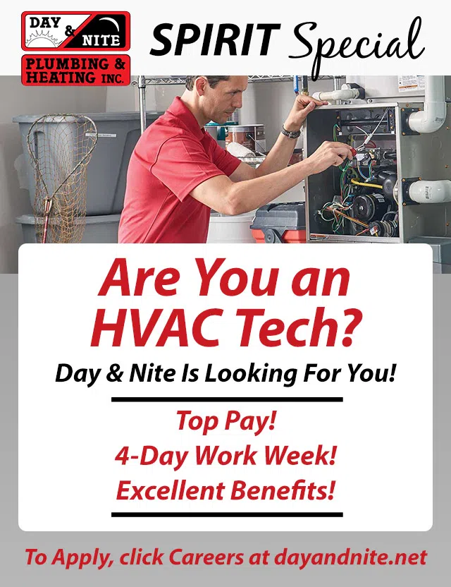 Comfort 101 Hiring HVAC Technician / Installer KCIS 630