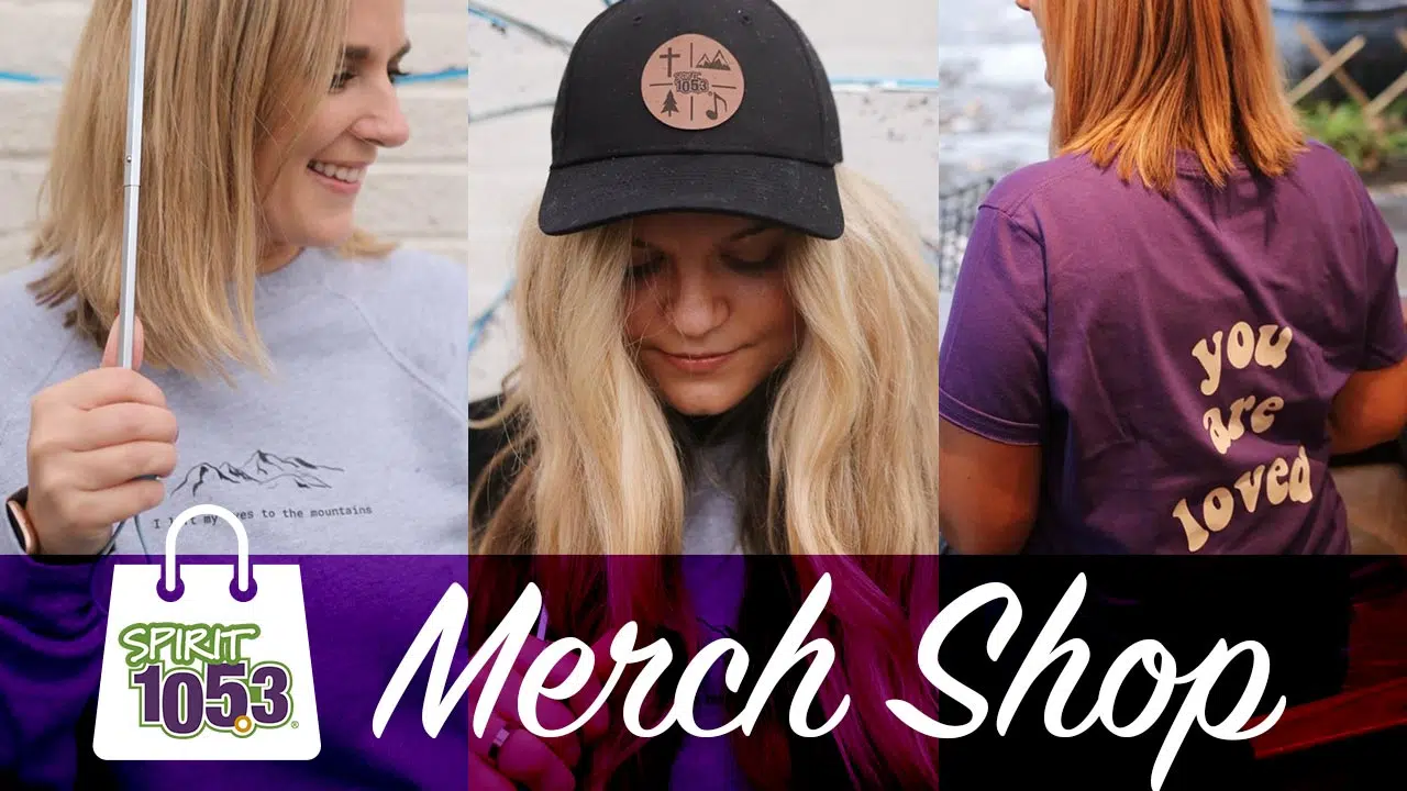 Check out our SPIRIT 105.3 Merch Line!