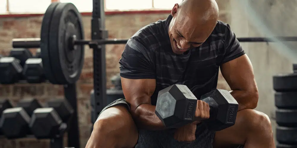 Lots Of In-shape Dudes At The Gym 