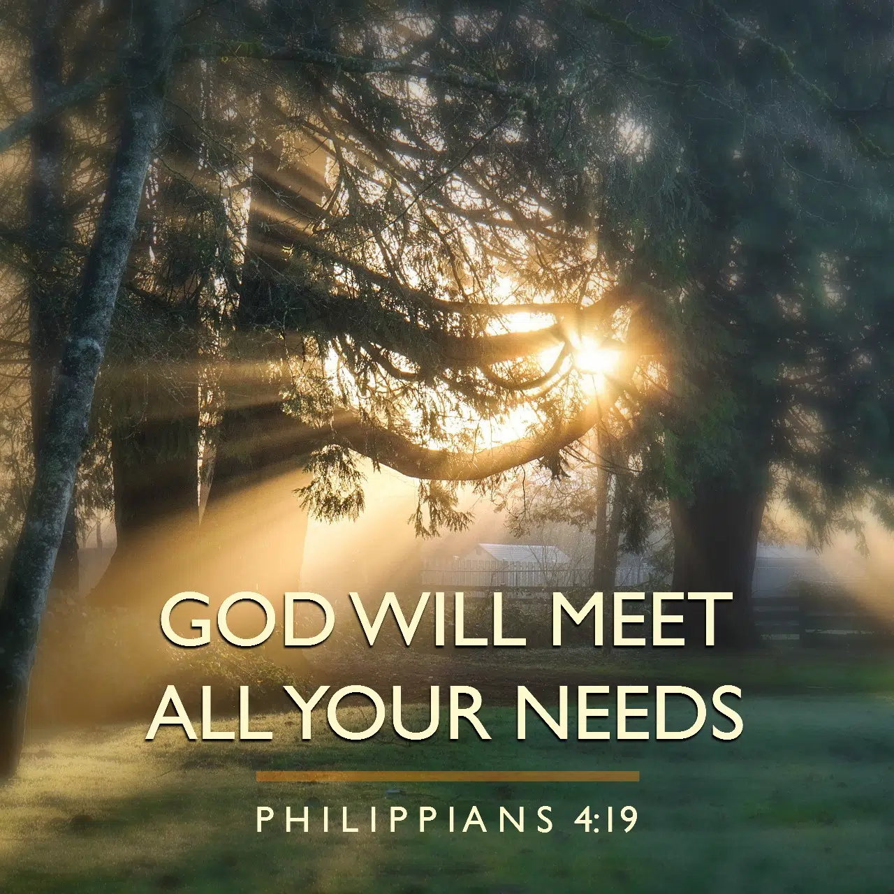 May 2 – Philippians 4:19 | KCIS 630