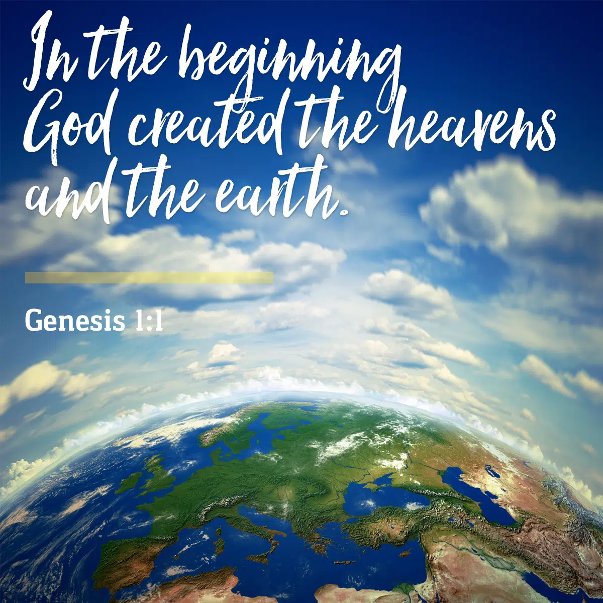 Genesis 1:1 – Daily Verse | KCIS 630