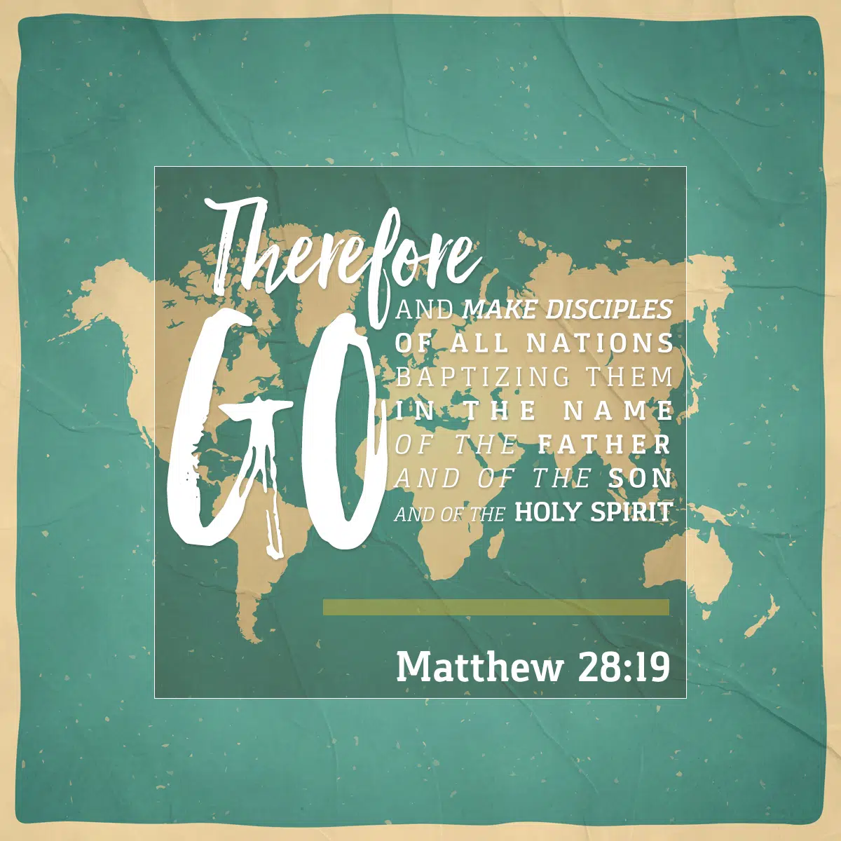 Matthew 28:19 – Daily Verse | KCIS 630