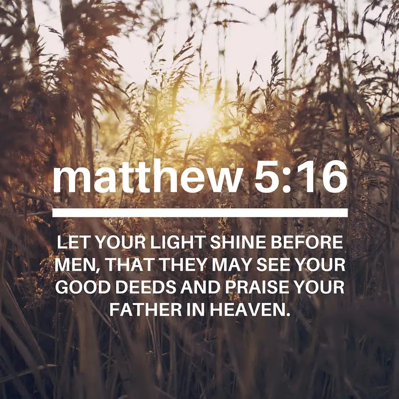 Matt 5:16 | KCIS 630