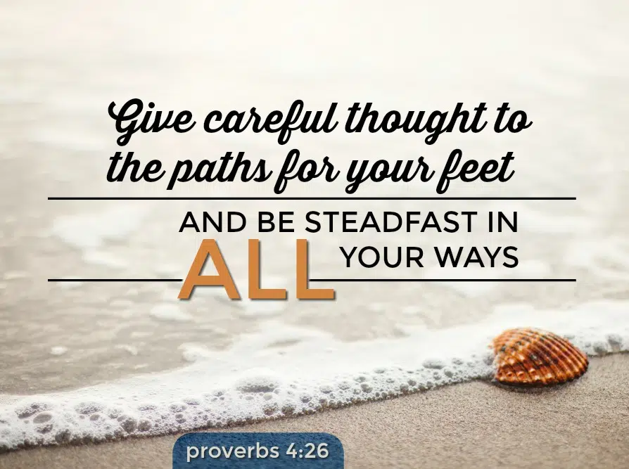 Daily Verse Proverbs 4 26 Kcis 630