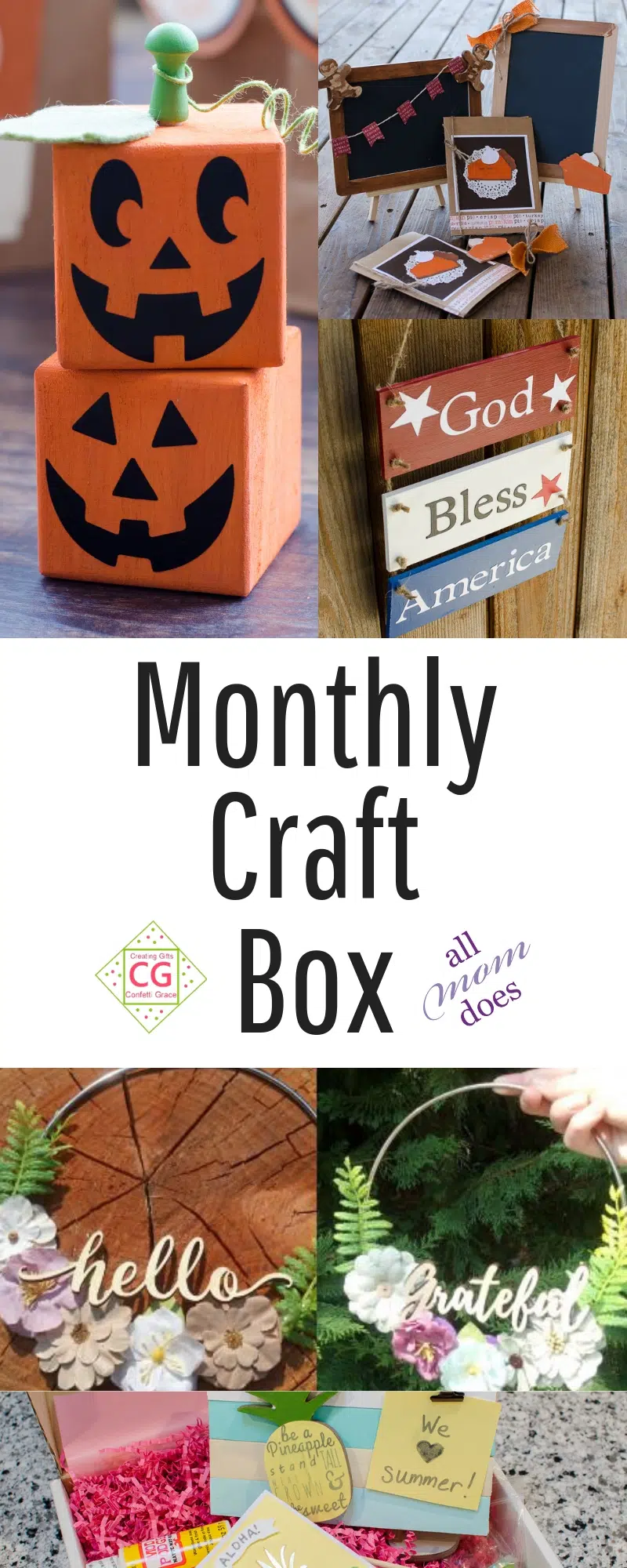 Confetti Grace Monthly Subscription Box #crafting