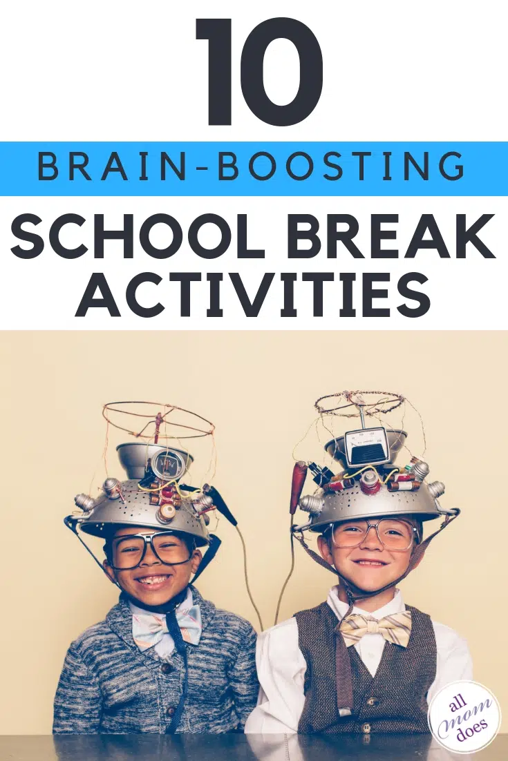 Activities to keep your child's brain active during school break. #christmasbreak #kidsactivities