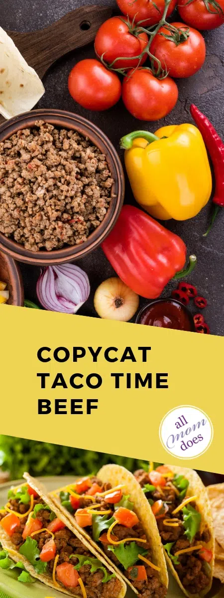 copycat taco time beef recipe #taconight #easydinner #familydinner