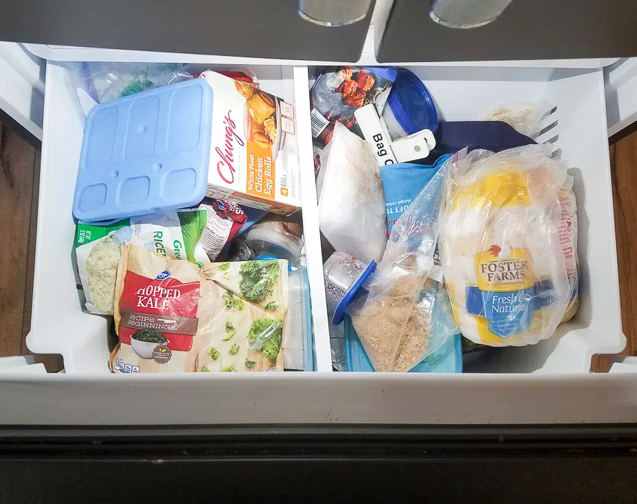 How To Organize A Drawer Freezer