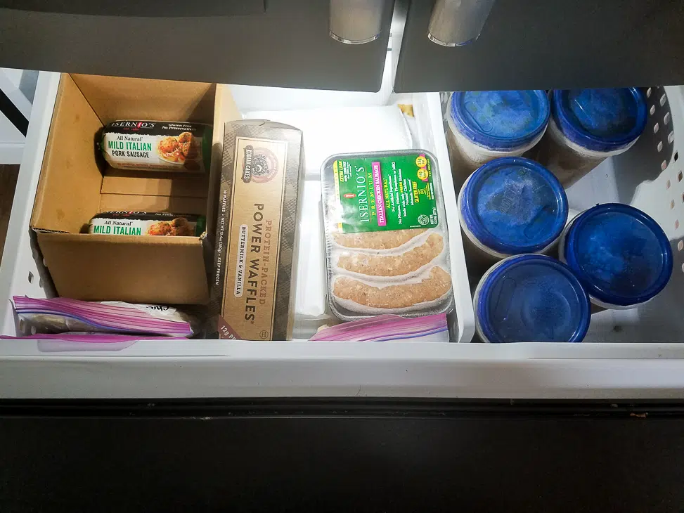 How To Organize A Drawer Freezer