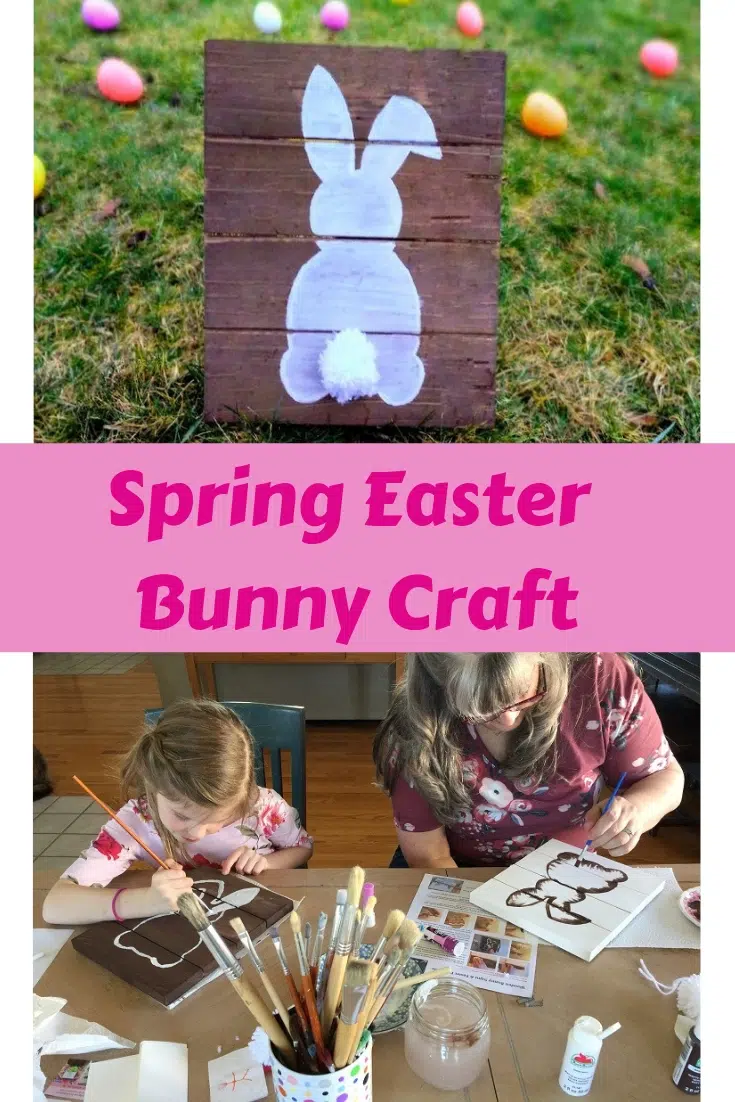 spring easter bunny craft - diy subscription craft box confetti grace