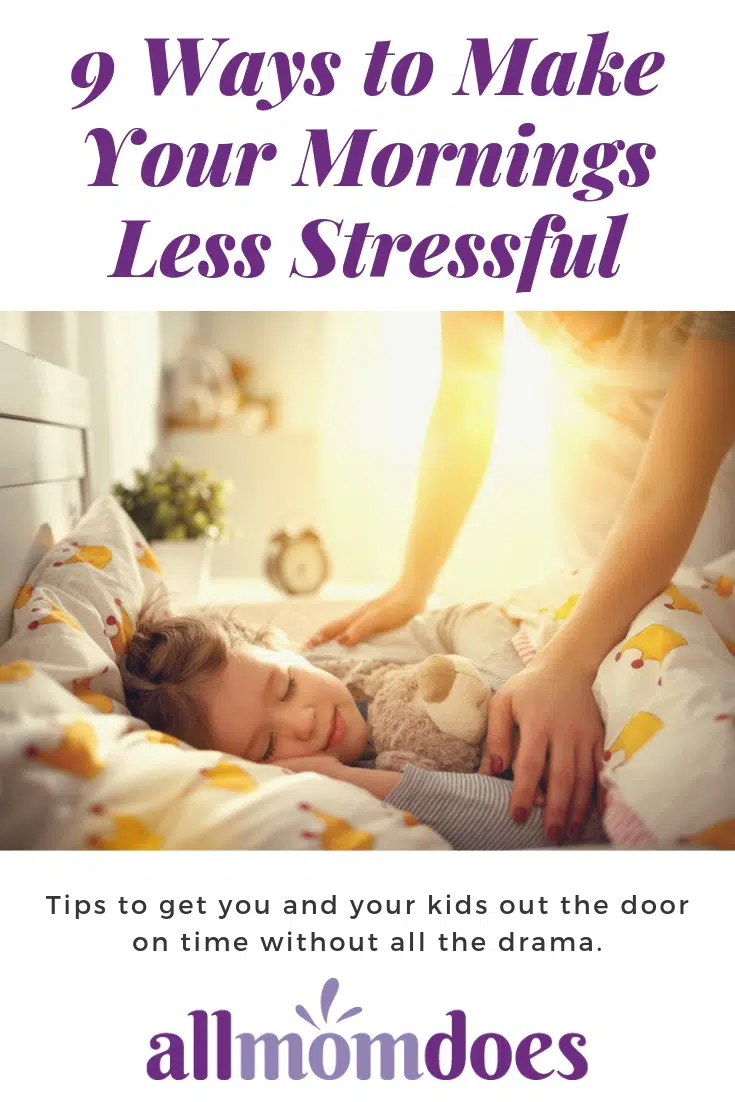 Tips to make mornings go more smoothly with kids.