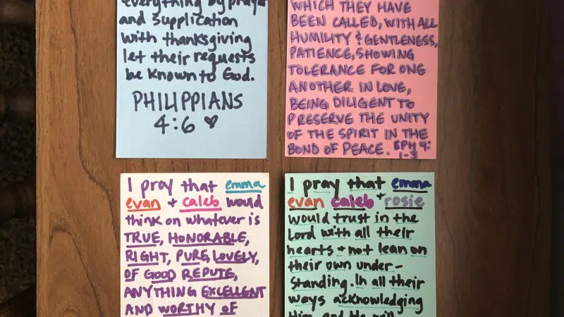 Sticky Notes with Bible Verses 