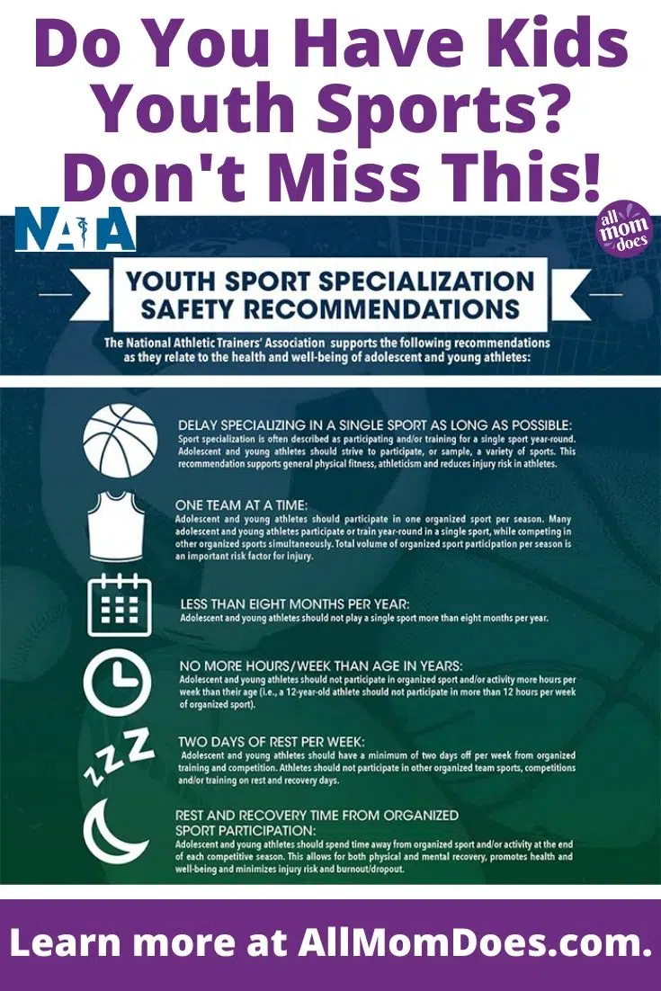Youth Sports Recommendations. How many sports? Should kids specialize? Keep your athlete safe!