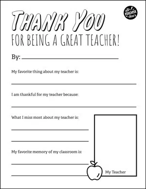 Show Teachers Gratitude During Teacher Appreciation Week With This