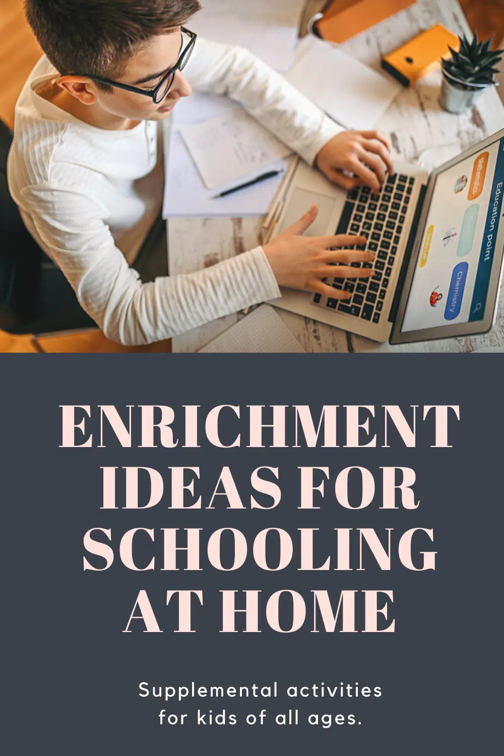 Homeschool activity ideas. Educational activities. School enrichment.