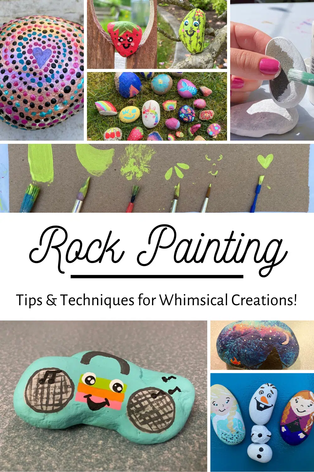 Rock painting tips - how to make the best painted rocks.