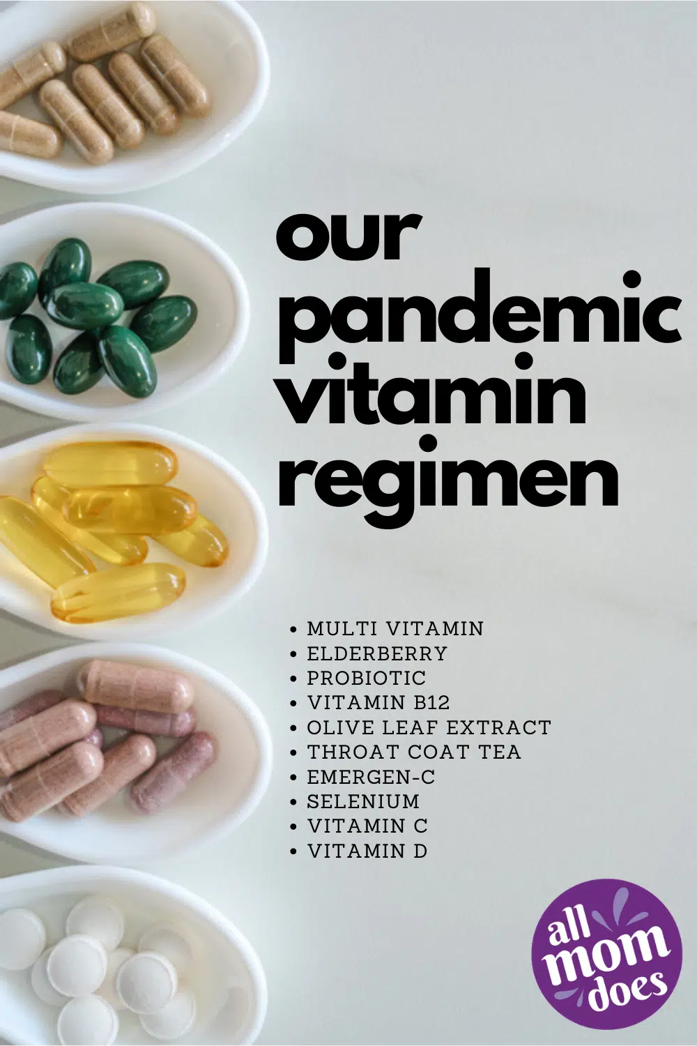pandemic vitamin list