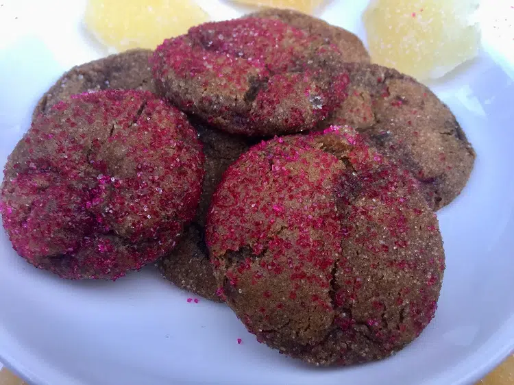 Ginger Snaps with Candied Ginger AllMomDoes