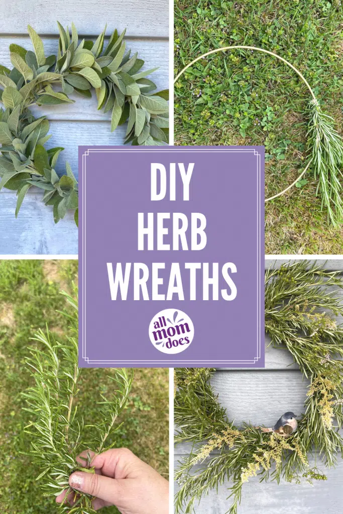 how to make herb wreaths tutorial diy