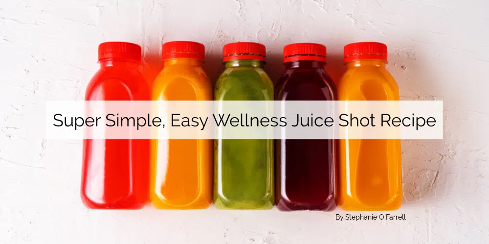Super Simple, Easy Wellness Juice Shot Recipe AllMomDoes
