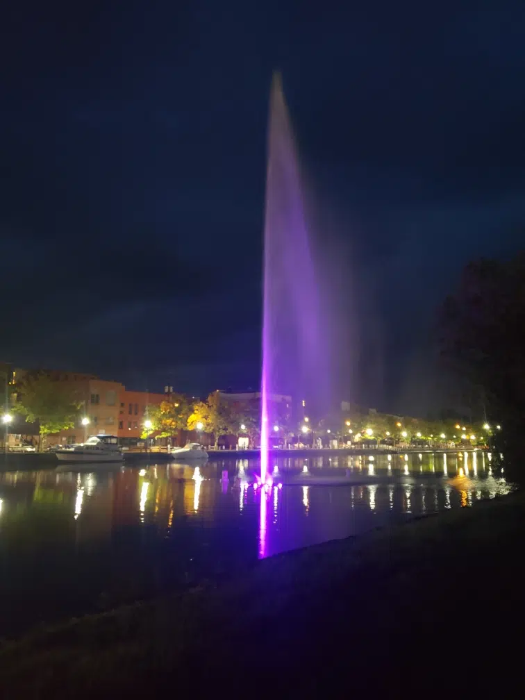 Fountain in Seneca Falls