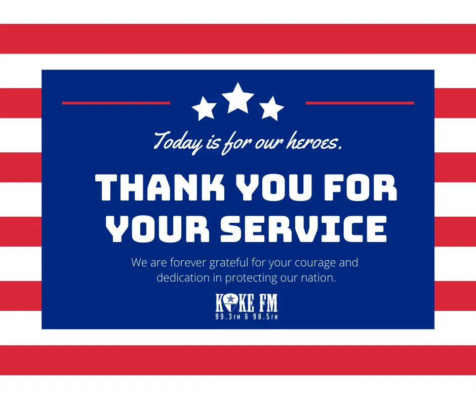 Today we honor our military veterans | KOKE FM